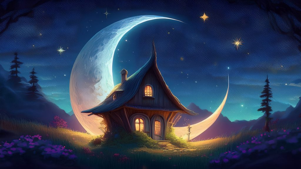 高次元とつながりやすい夜更けのイメージ