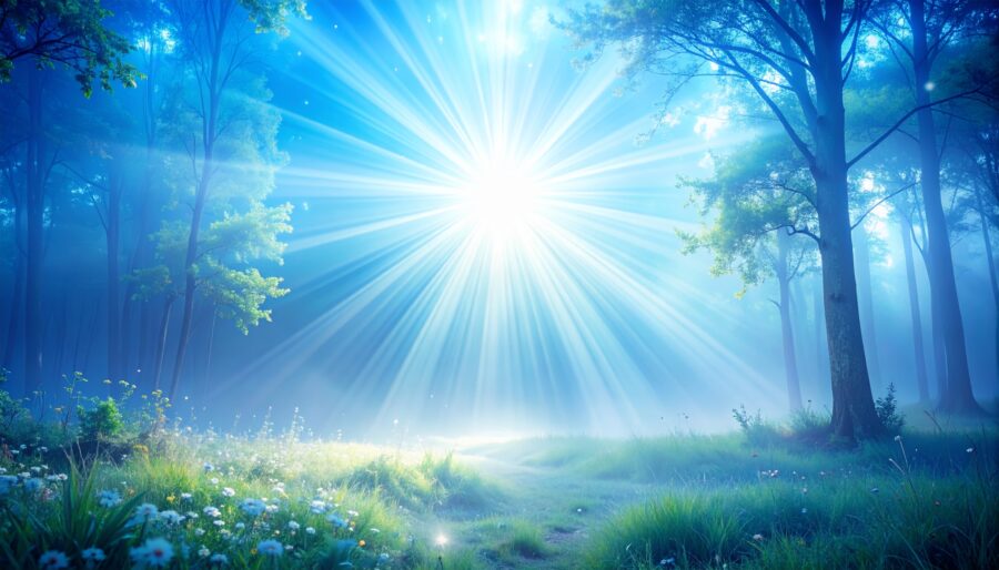 ラギュエルの象徴である「淡い青色」